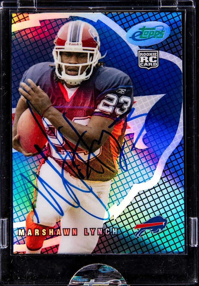 2007 eTopps Marshawn Lynch #9 card image
