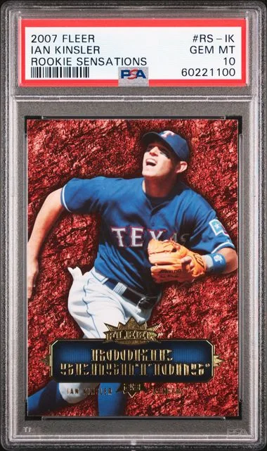 2007 Fleer Ian Kinsler Sensations #RS-IK card image