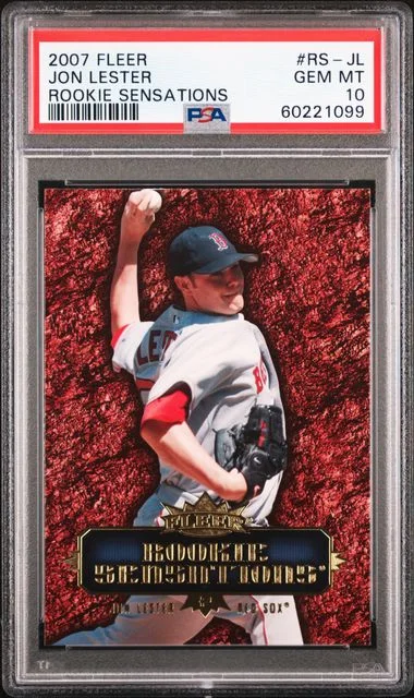 2007 Fleer Jon Lester Sensations #RS-JL card image