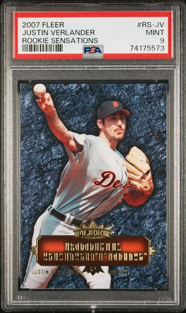 2007 Fleer Justin Verlander Sensations #RS-JV card image