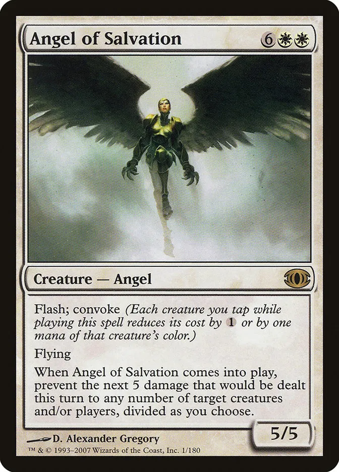 2007 Future Sight Angel of Salvation rare #1 unlisted card image