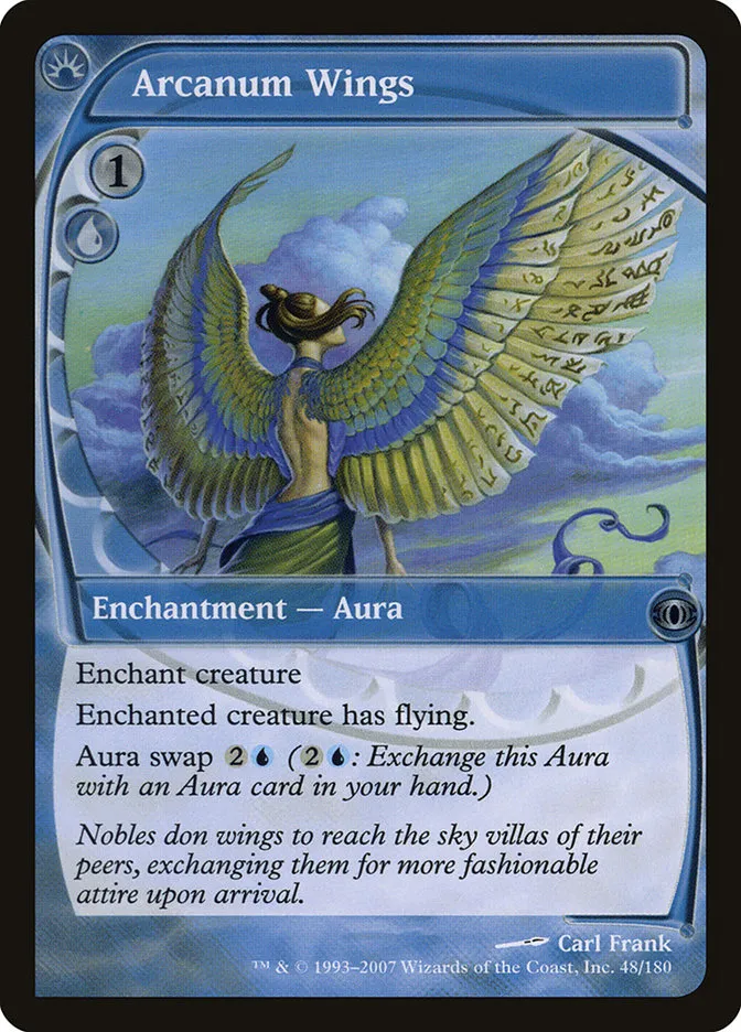 2007 Future Sight Arcanum Wings uncommon #48 unlisted card image
