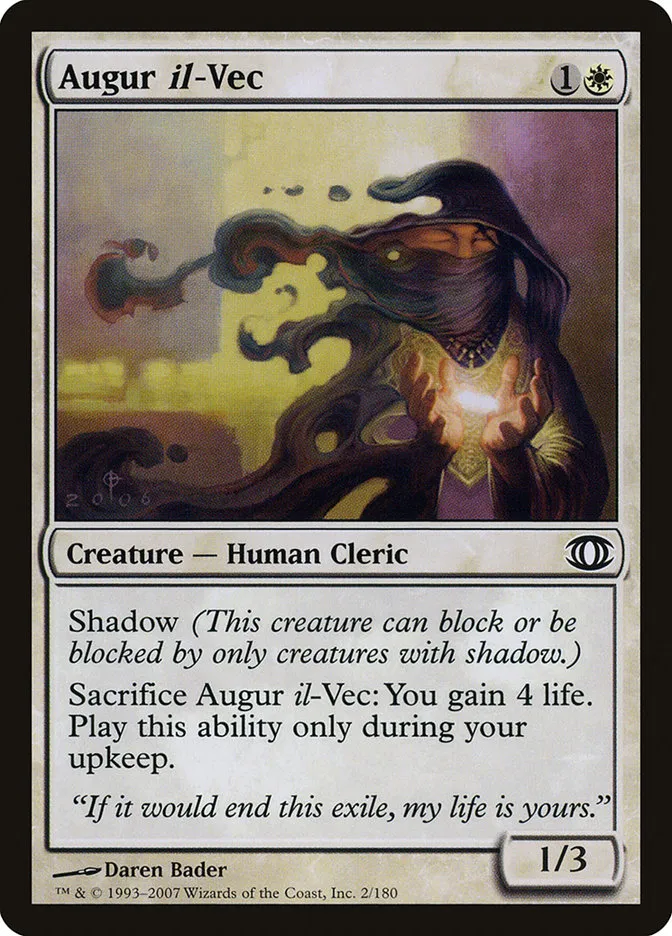 2007 Future Sight Augur il-Vec common #2 unlisted card image