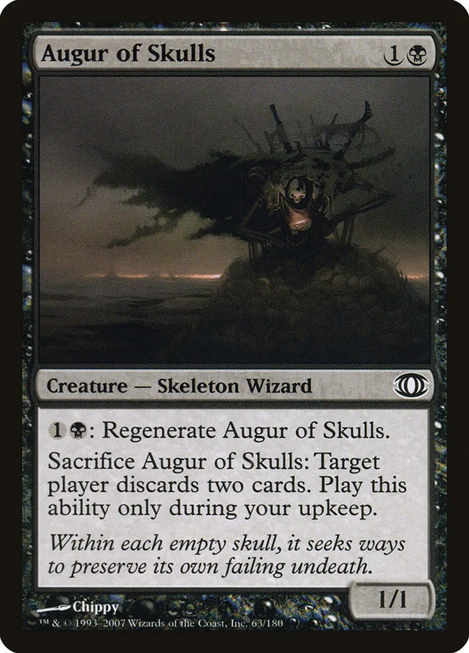 2007 Future Sight Augur of Skulls common #63 unlisted card image