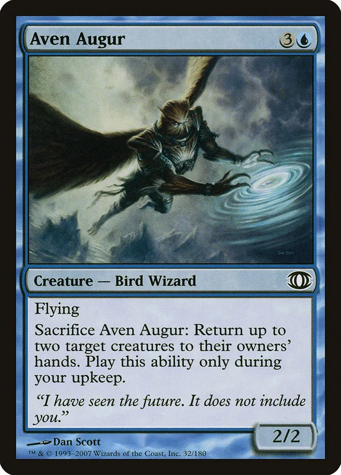 2007 Future Sight Aven Augur common #32 unlisted card image