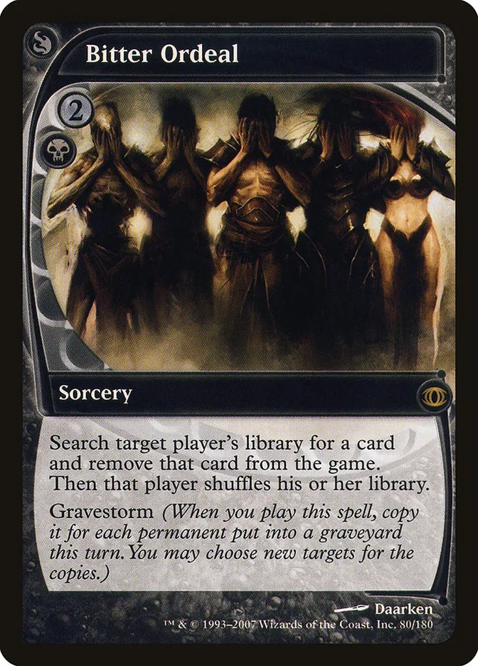 2007 Future Sight Bitter Ordeal rare #80 unlisted card image