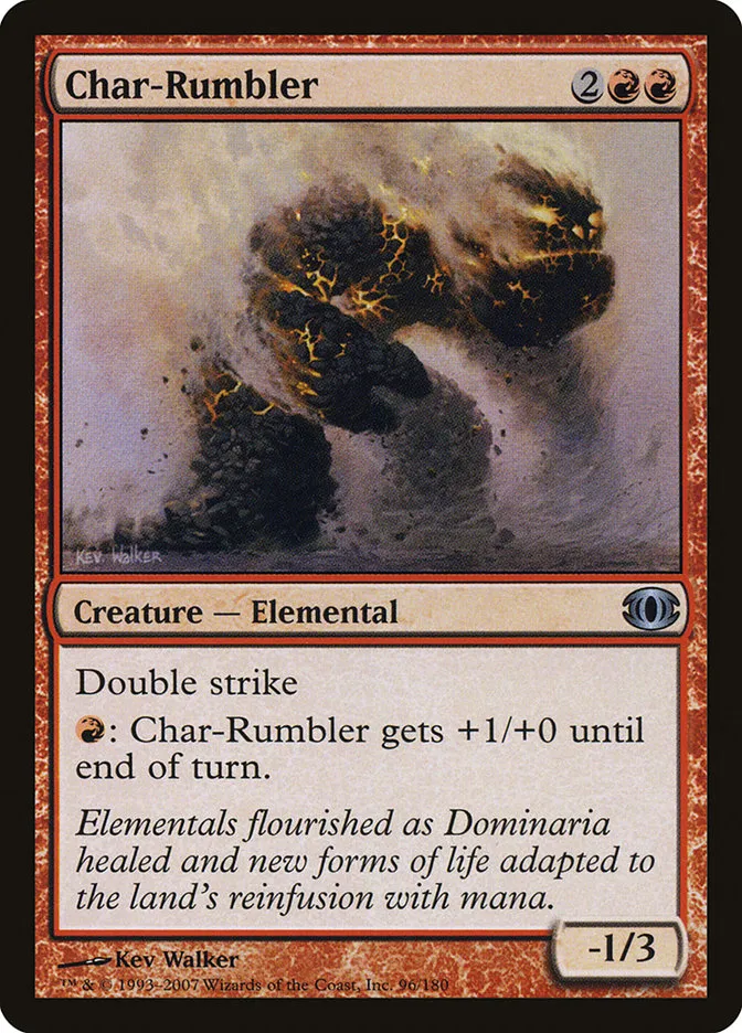 2007 Future Sight Char-Rumbler uncommon #96 unlisted card image