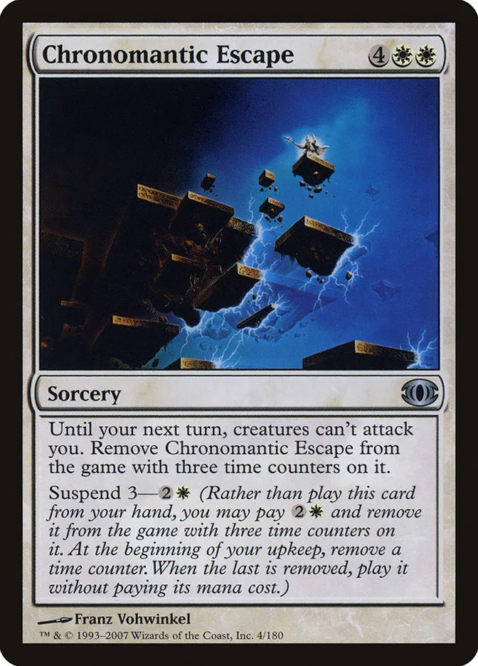 2007 Future Sight Chronomantic Escape uncommon #4 unlisted card image