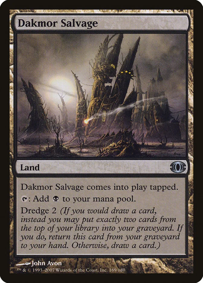 2007 Future Sight Dakmor Salvage uncommon #169 unlisted card image