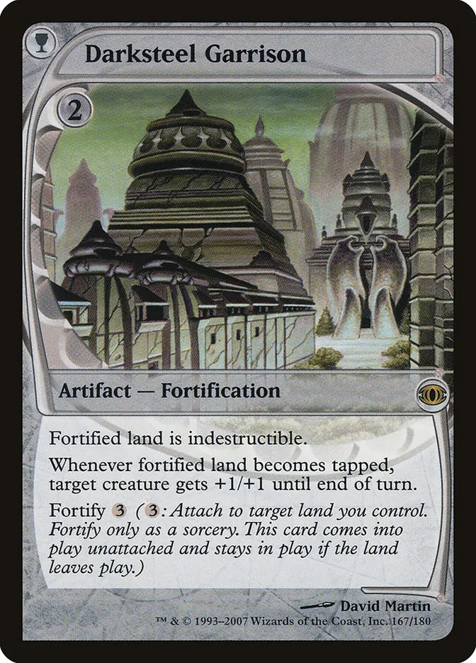 2007 Future Sight Darksteel Garrison rare #167 unlisted card image