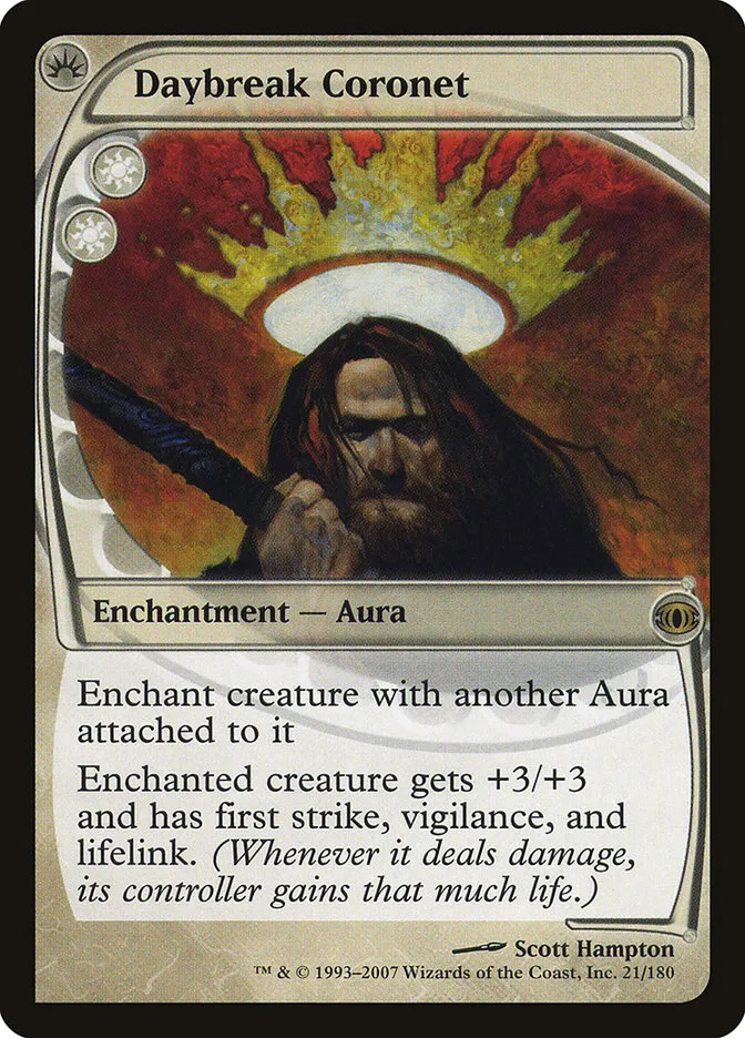 2007 Future Sight Daybreak Coronet rare #21 unlisted card image