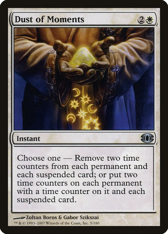 2007 Future Sight Dust of Moments uncommon #5 unlisted card image