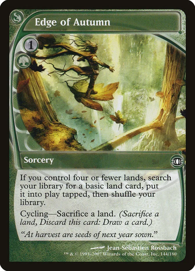 2007 Future Sight Edge of Autumn common #144 unlisted card image