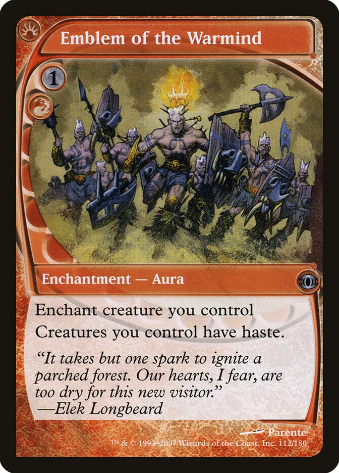 2007 Future Sight Emblem of the Warmind uncommon #112 unlisted card image