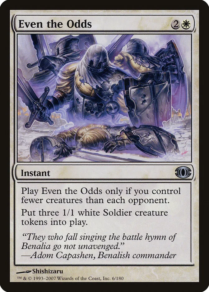 2007 Future Sight Even the Odds uncommon #6 unlisted card image