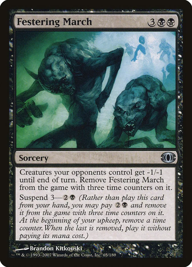 2007 Future Sight Festering March uncommon #65 unlisted card image