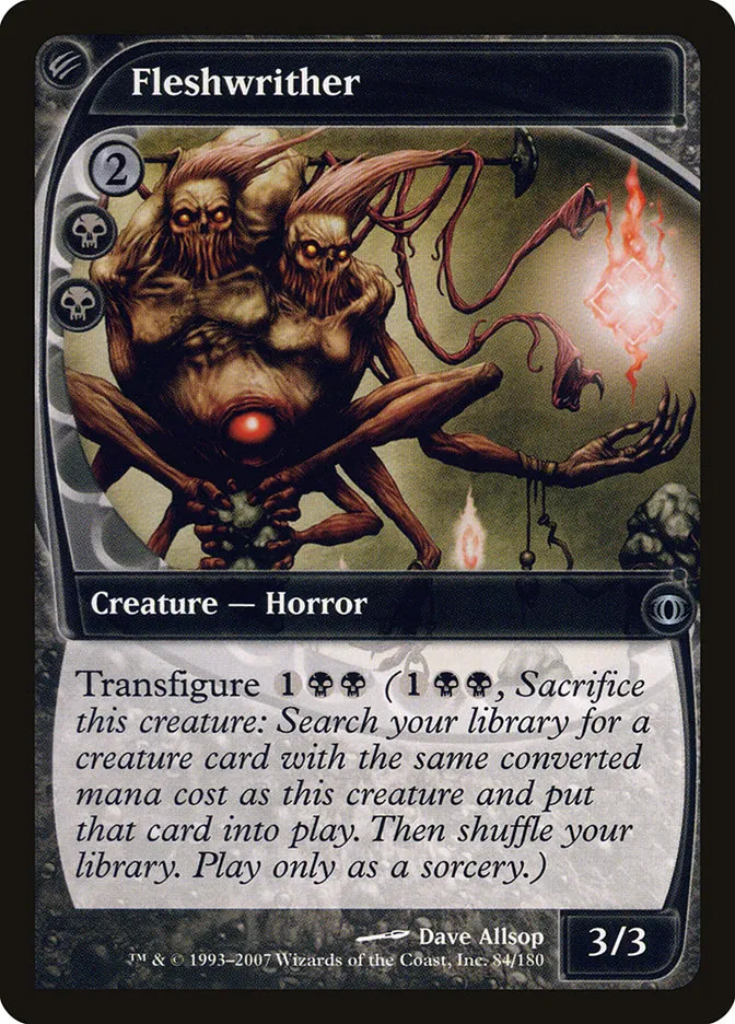 2007 Future Sight Fleshwrither uncommon #84 unlisted card image