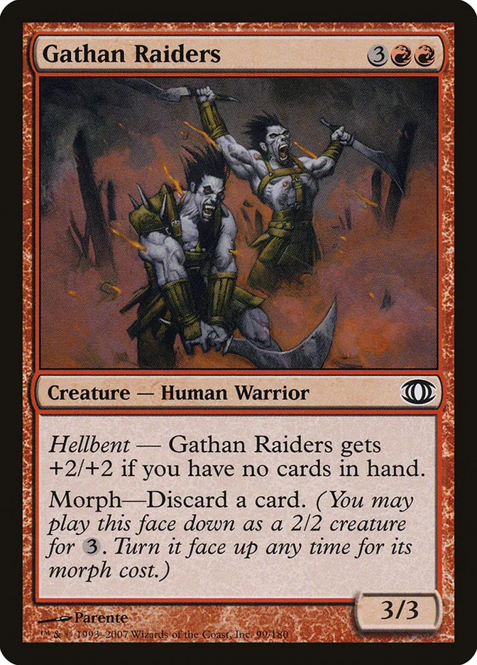 2007 Future Sight Gathan Raiders common #99 unlisted card image