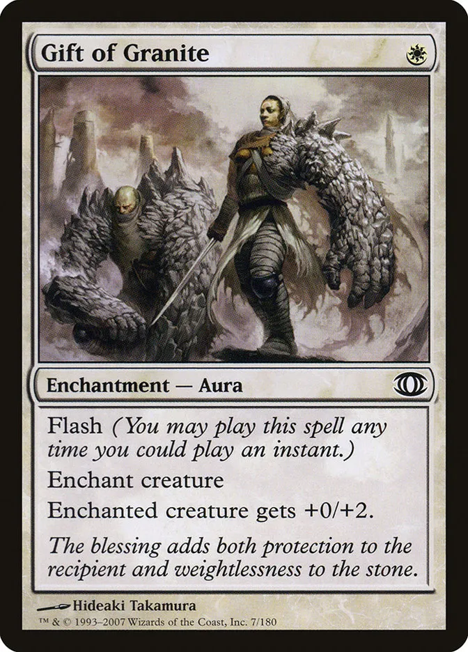 2007 Future Sight Gift of Granite common #7 unlisted card image