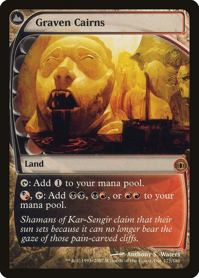 2007 Future Sight Graven Cairns rare #175 unlisted card image