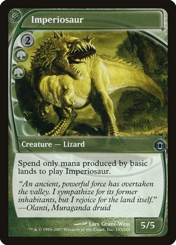 2007 Future Sight Imperiosaur uncommon #145 unlisted card image