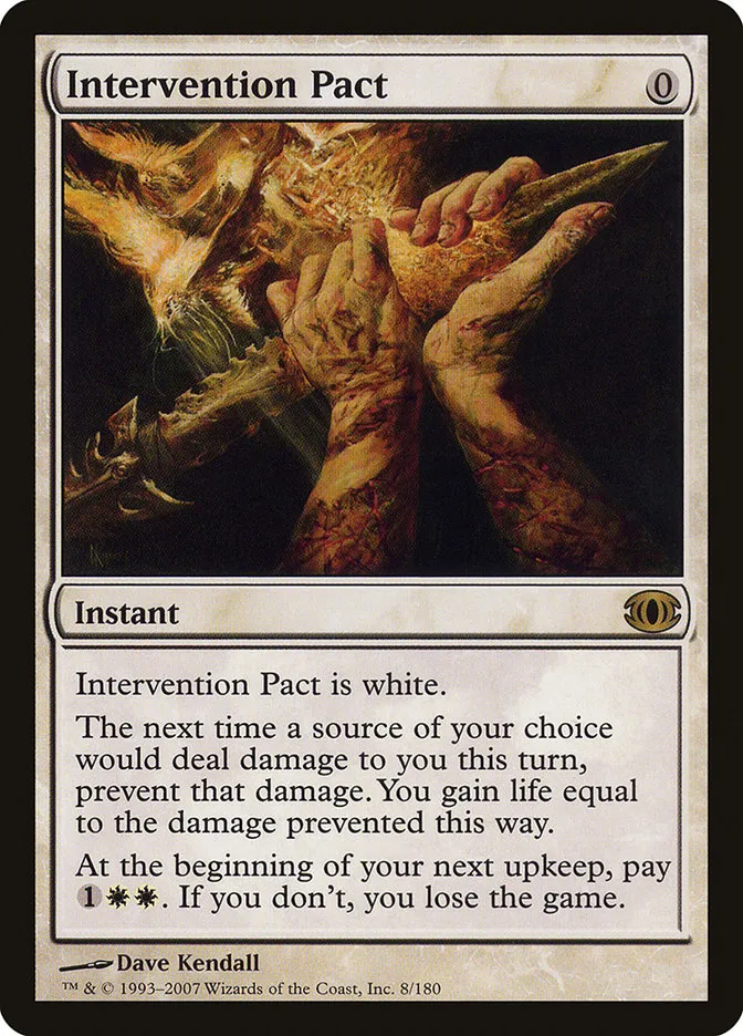 2007 Future Sight Intervention Pact rare #8 unlisted card image