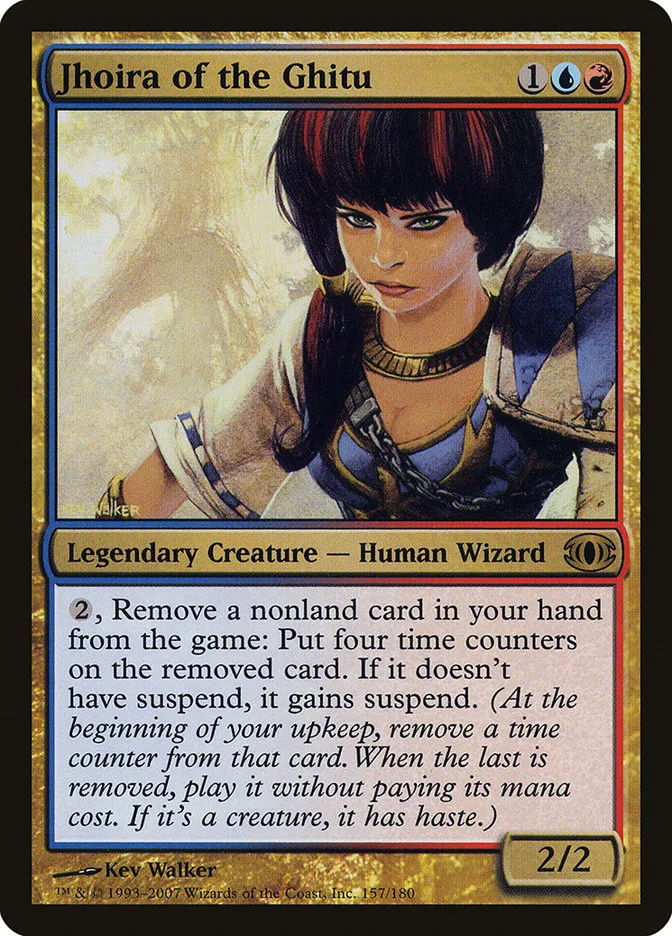 2007 Future Sight Jhoira of the Ghitu rare #157 unlisted card image