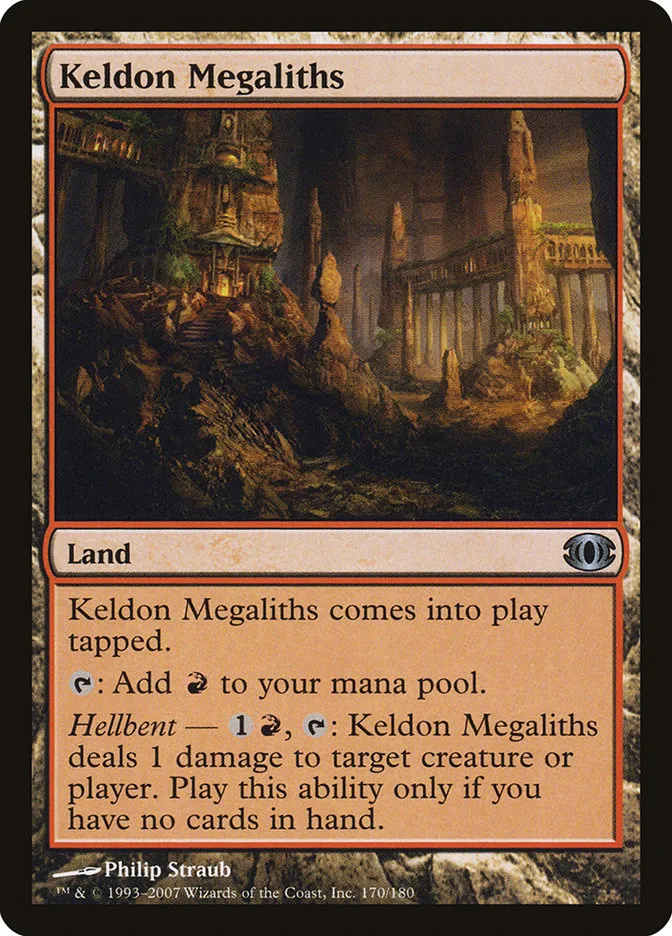 2007 Future Sight Keldon Megaliths uncommon #170 unlisted card image
