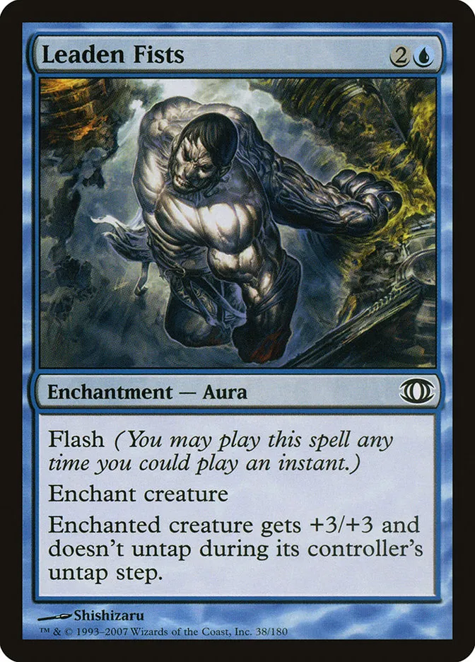 2007 Future Sight Leaden Fists common #38 unlisted card image
