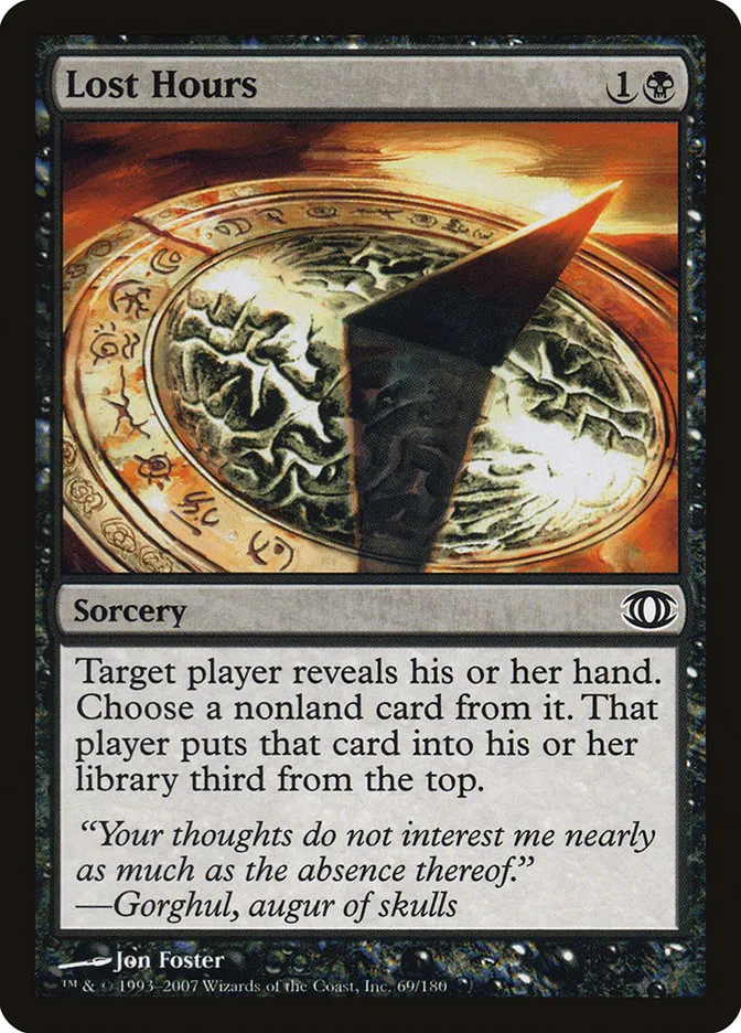2007 Future Sight Lost Hours common #69 unlisted card image