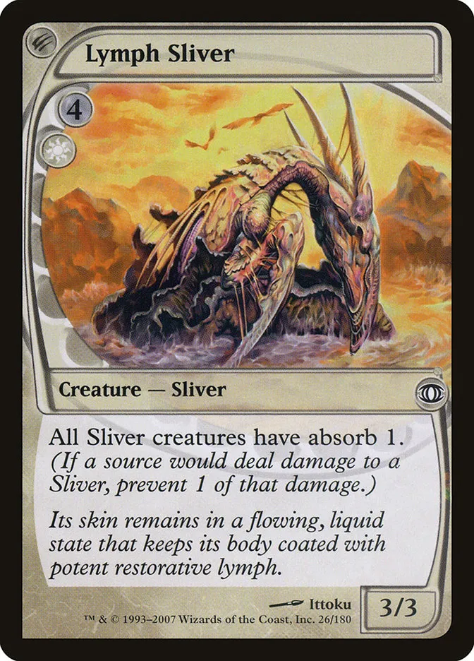 2007 Future Sight Lymph Sliver common #26 unlisted card image