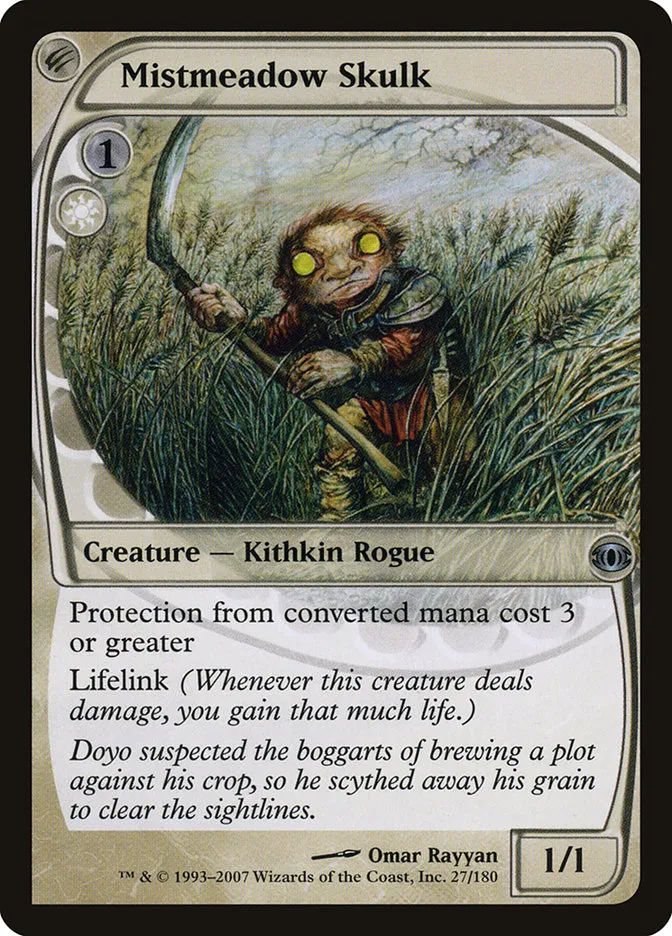 2007 Future Sight Mistmeadow Skulk uncommon #27 unlisted card image