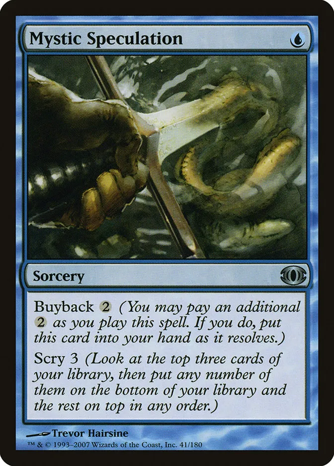 2007 Future Sight Mystic Speculation uncommon #41 unlisted card image
