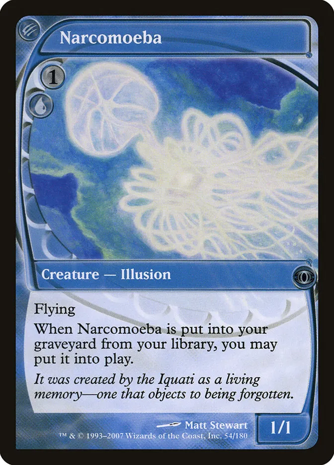 2007 Future Sight Narcomoeba uncommon #54 unlisted card image
