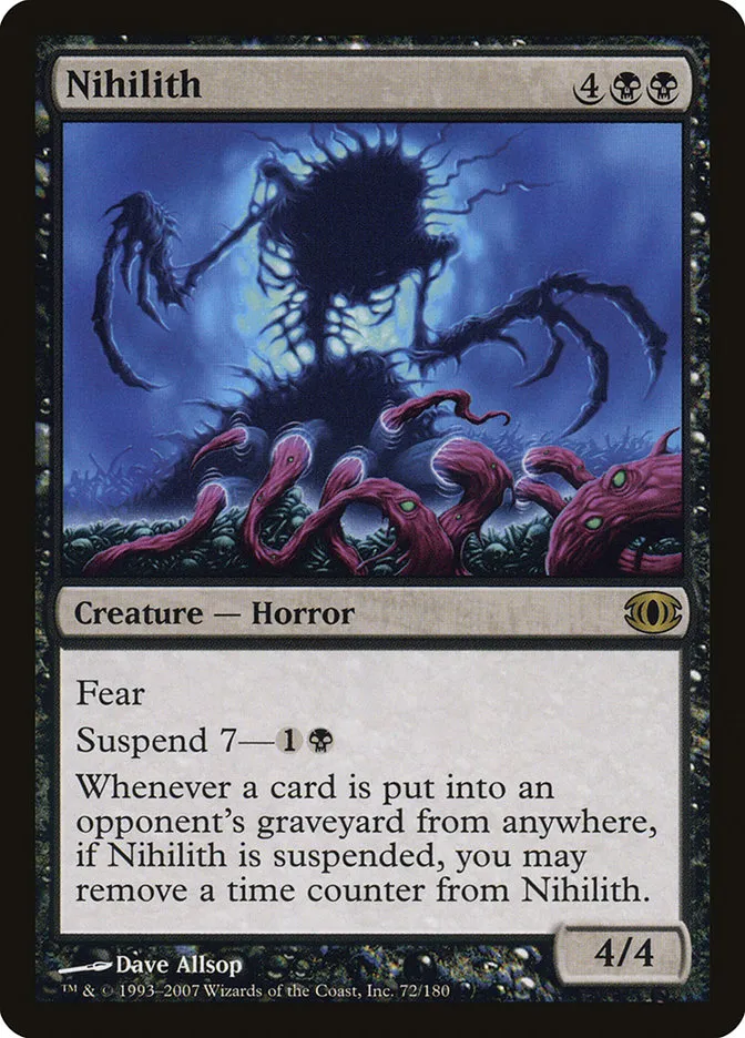 2007 Future Sight Nihilith rare #72 unlisted card image