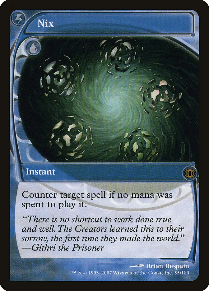 2007 Future Sight Nix rare #55 unlisted card image