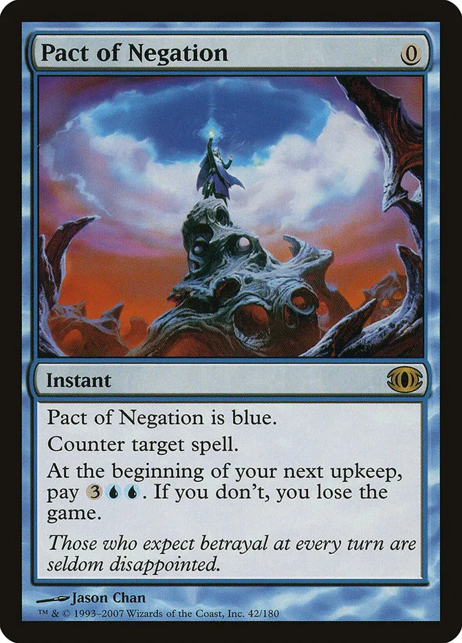 2007 Future Sight Pact of Negation rare #42 unlisted card image