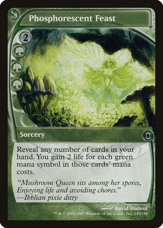 2007 Future Sight Phosphorescent Feast uncommon #149 unlisted card image