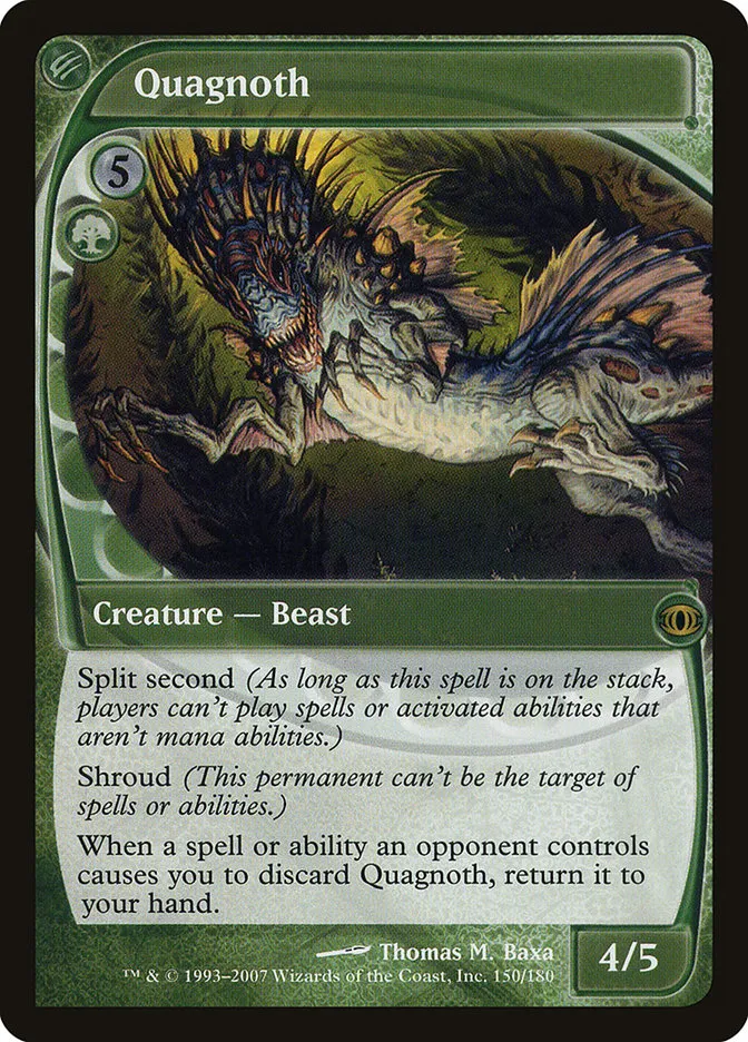 2007 Future Sight Quagnoth rare #150 unlisted card image