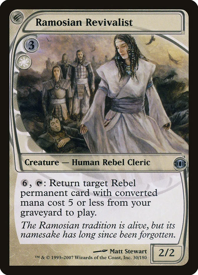 2007 Future Sight Ramosian Revivalist uncommon #30 unlisted card image