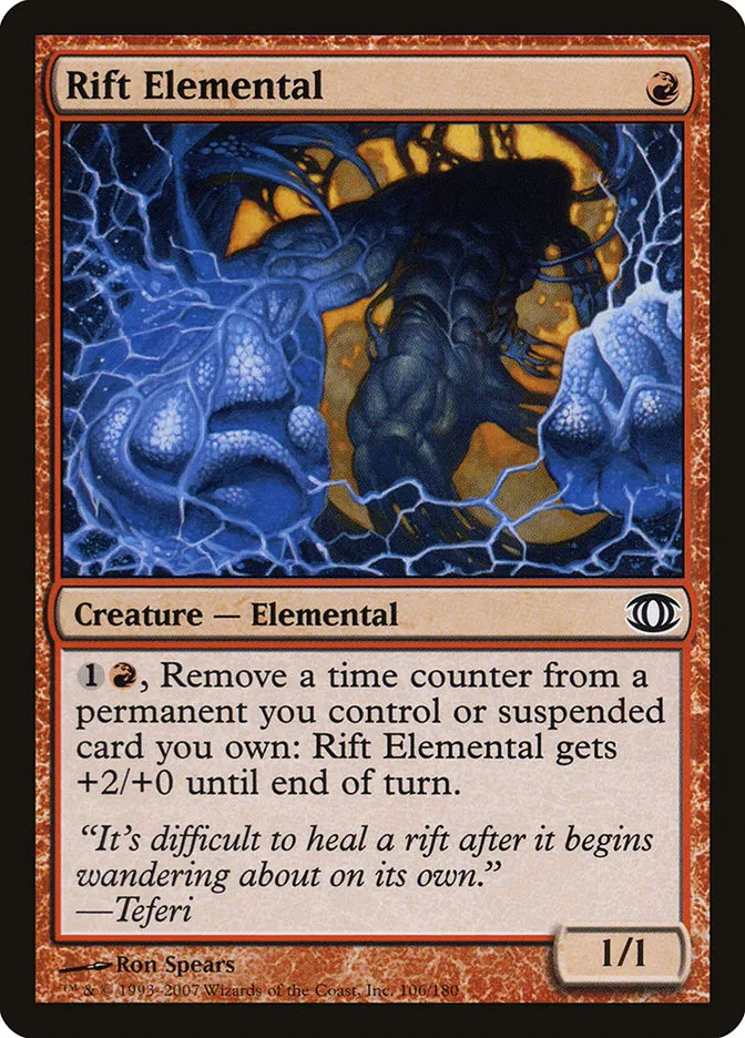 2007 Future Sight Rift Elemental common #106 unlisted card image