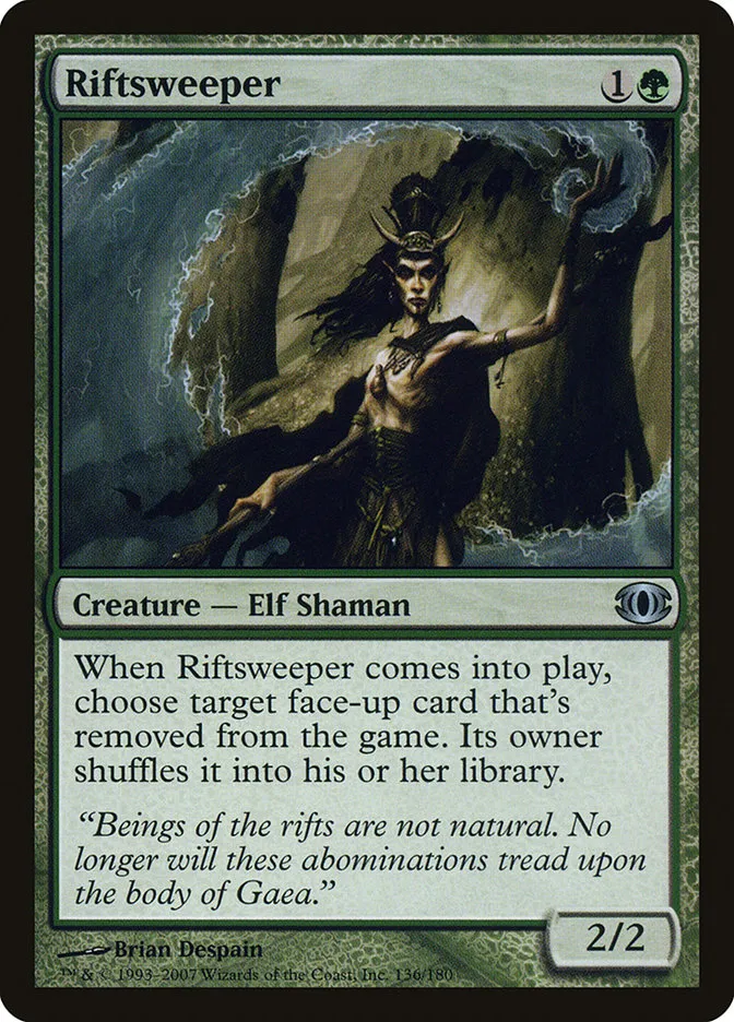 2007 Future Sight Riftsweeper uncommon #136 unlisted card image
