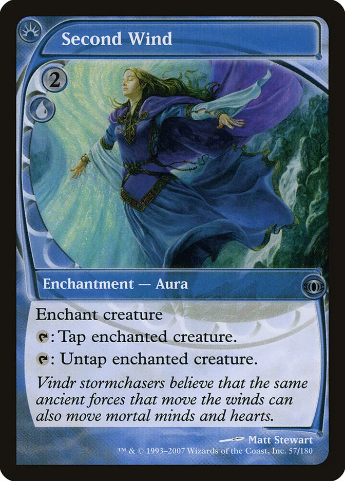 2007 Future Sight Second Wind uncommon #57 unlisted card image
