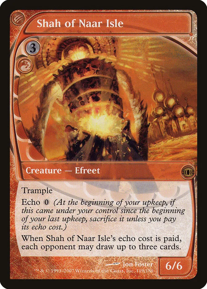2007 Future Sight Shah of Naar Isle rare #119 unlisted card image