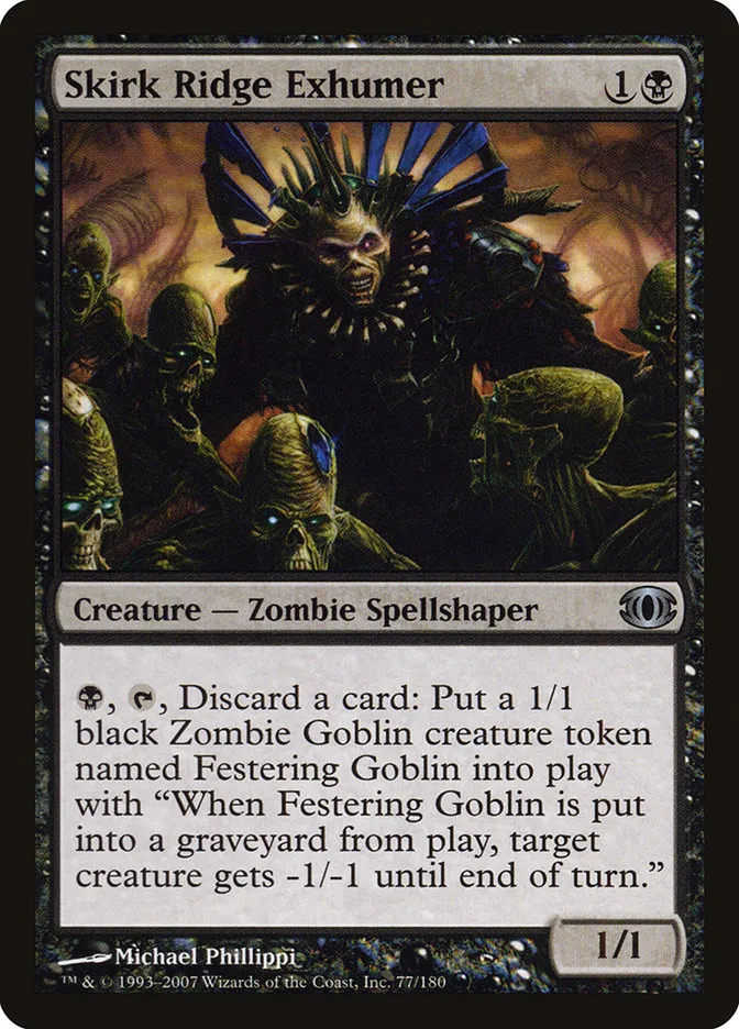 2007 Future Sight Skirk Ridge Exhumer uncommon #77 unlisted card image