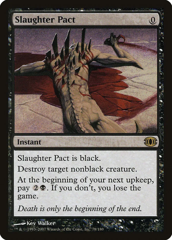 2007 Future Sight Slaughter Pact rare #78 unlisted card image
