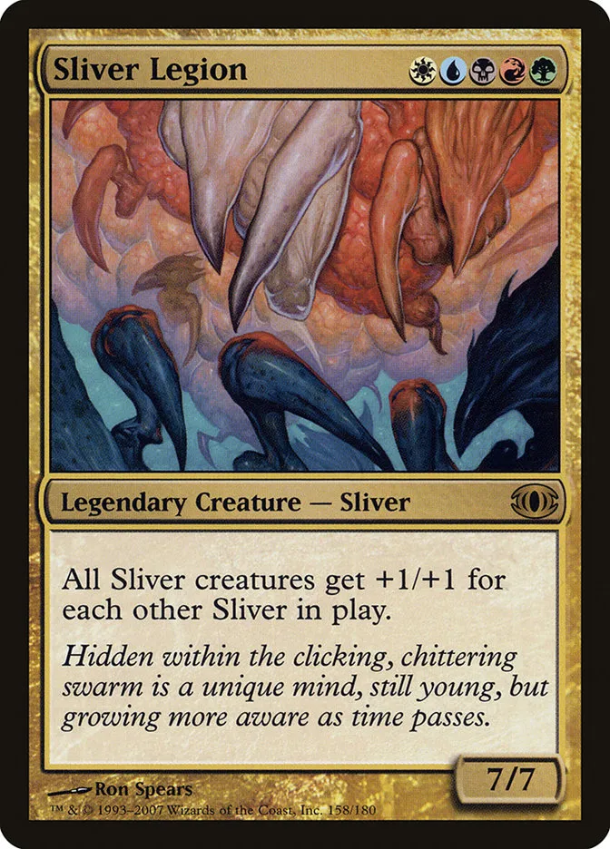2007 Future Sight Sliver Legion rare #158 unlisted card image