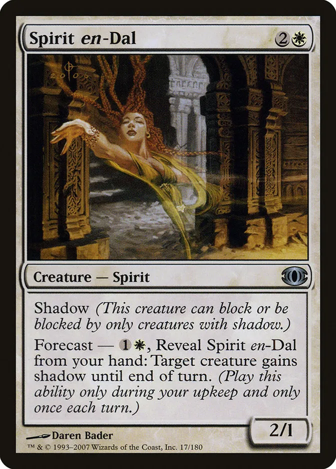 2007 Future Sight Spirit en-Dal uncommon #17 unlisted card image