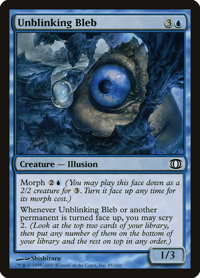 2007 Future Sight Unblinking Bleb common #45 unlisted card image