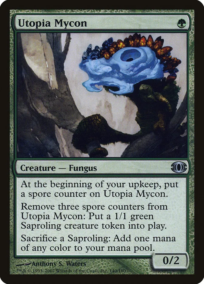 2007 Future Sight Utopia Mycon uncommon #140 unlisted card image